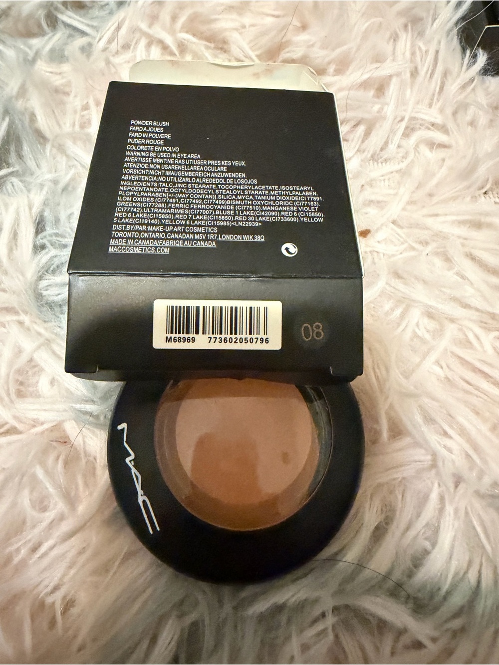 MAC Cosmetics Powder Blush in Warm Brown shade 8